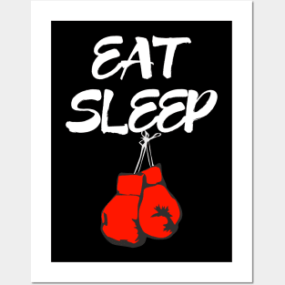 Eat Sleep Boxing Posters and Art
